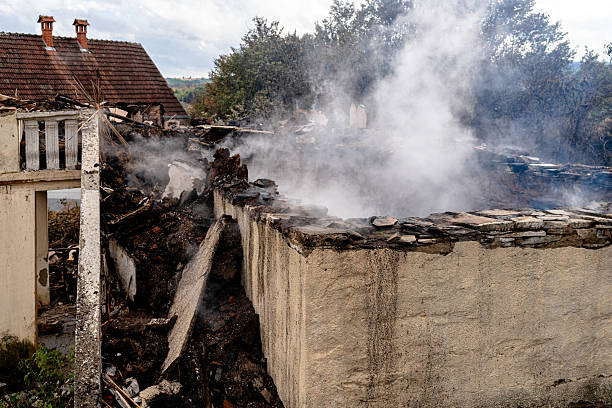 Professional Fire Damage Repair technician working in Immokalee, FL